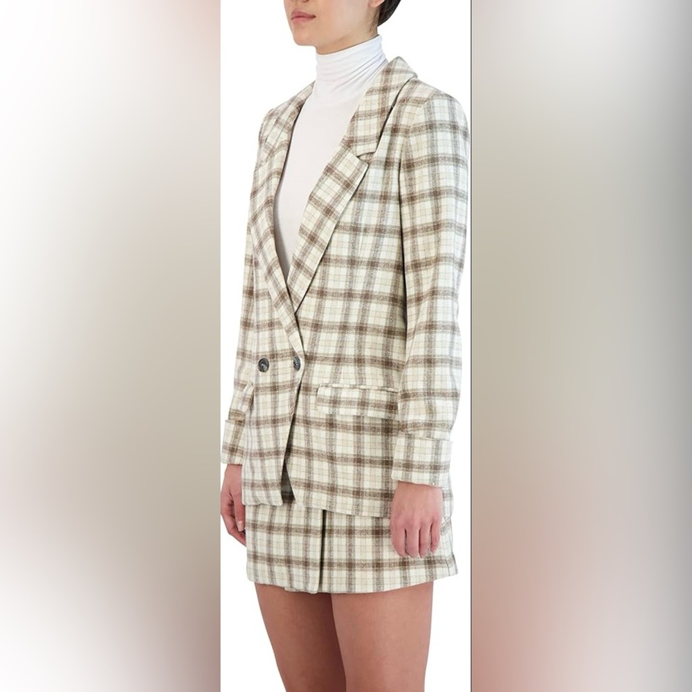 BCBGeneration Plaid Blazer only with Tags Womens Size XL